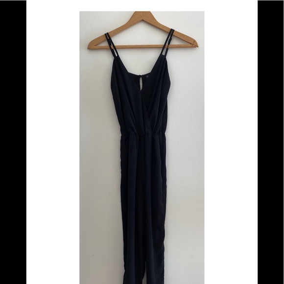 Topshop / Miss Selfridge Petite Black Jumpsuit - Picture 2 of 4